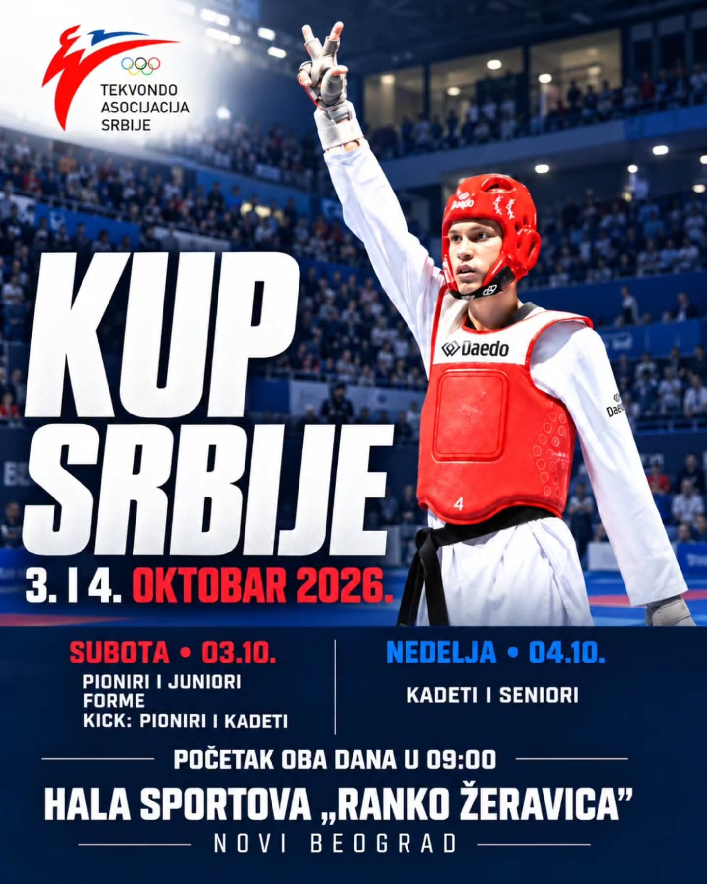 Devet medalja za Kwon Batajnica na Kupu Srbije u tekvondou