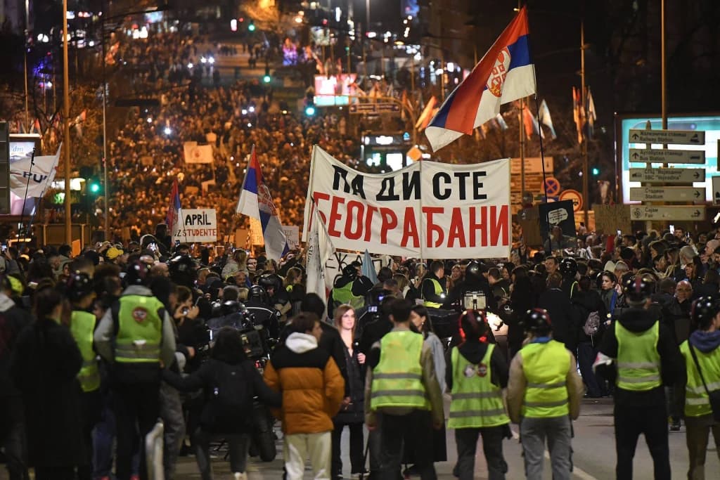 Dnevnik studenata iz protestne šetnje ka Novom Sadu
