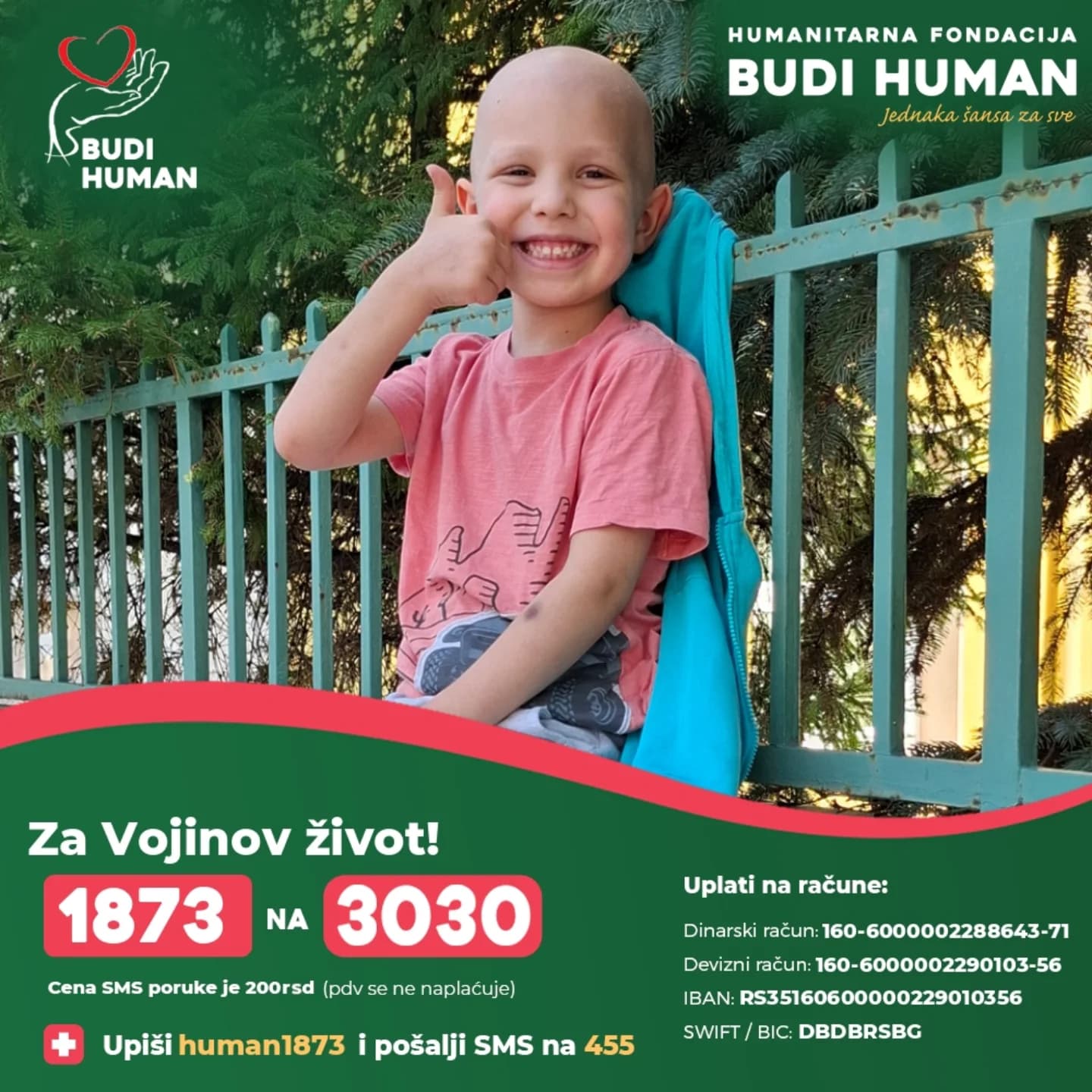 Humanitarni turnir u Batajnici – za Vojin osmeh i životnu borbu