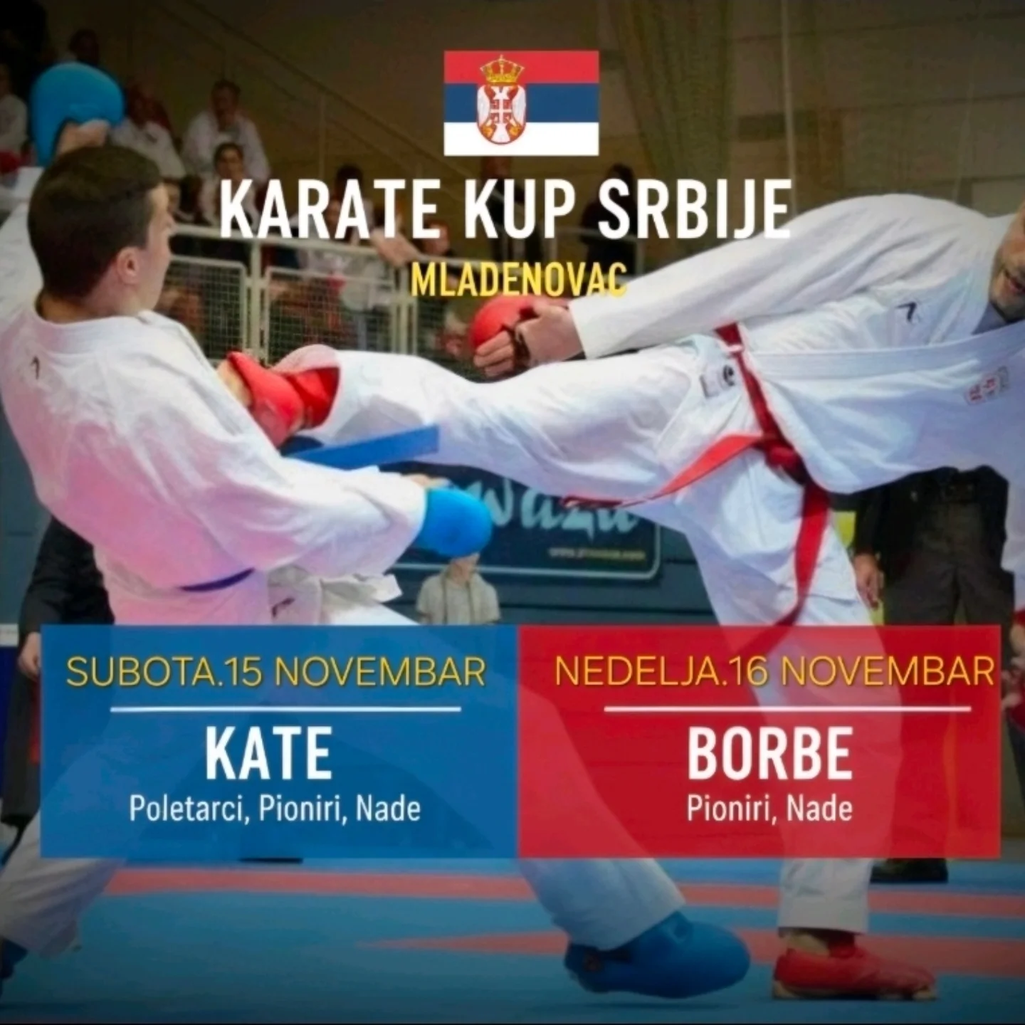 Mladi karatisti iz Batajnice blistali na Kupu Srbije u Mladenovcu