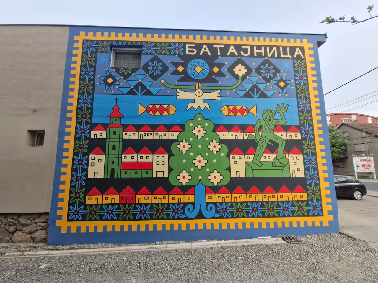 Novi mural u Batajnici: umetnost koja priča priču o kraju