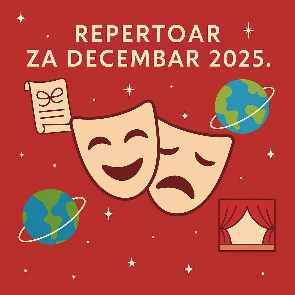 Repertoar za decembar 2025. u PAB-u „Sklonište u teatru“