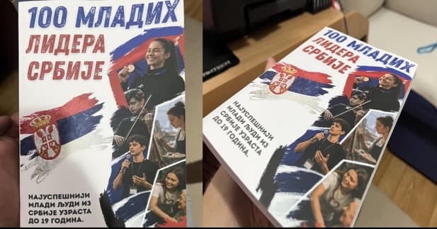 Učenik OŠ "Branko Radičević" Vanja Pantić uvršten u knjigu "100 mladih lidera Srbije"